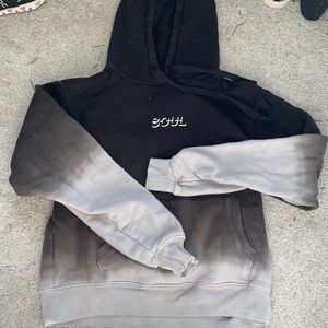 Soul cycle brand ombré hoodie